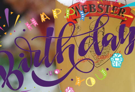 Websters Geburtstag steht ins (Brau-)Haus.