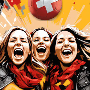 Anfang Juli startet in der Schweiz die Fußball EM 2025 der Frauen – wir wollen die deutsche Mannschaft im Webster nach Kräften unterstützen!